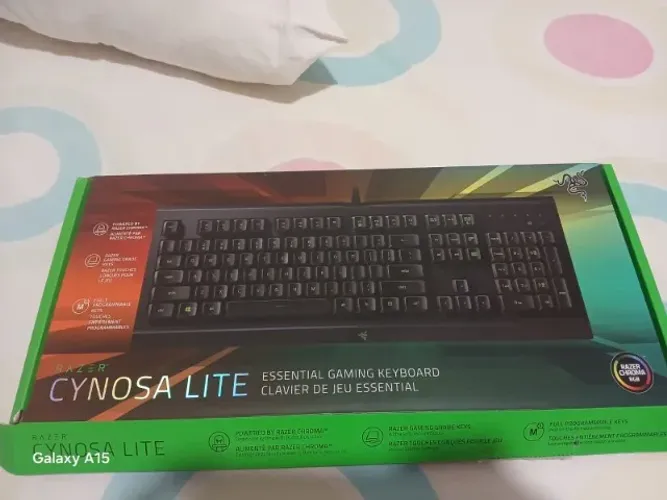 Teclado razer cynosa lite otimo estado usado
