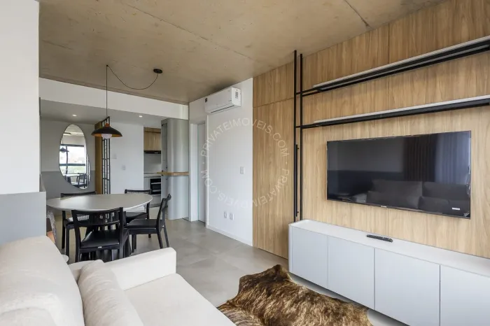 Apartamento mobiliado para alugar no Petrópolis de 1 quarto
