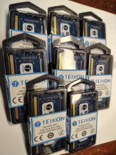 Kit 8 Und Memória 4gb Ddr4 (Novas) Teikon Só Venda