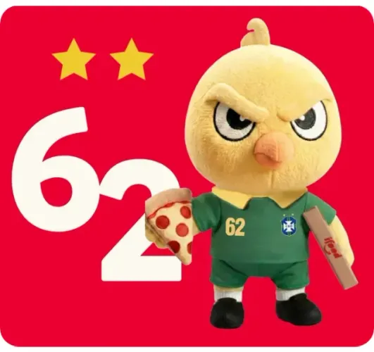 Pelúcia Canarinho Ifood Seleção Brasileira 1962