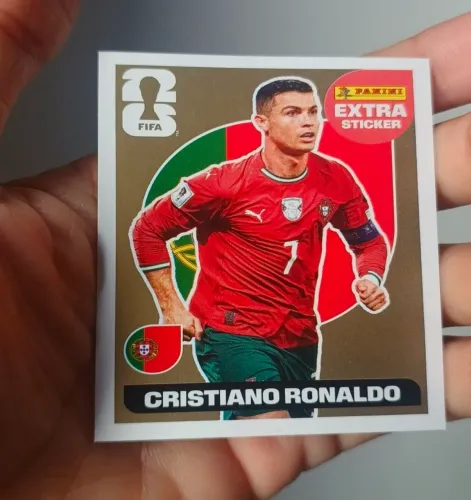 Figurinha Legend CR7 Dourado Copa do Mundo 2026 - Original