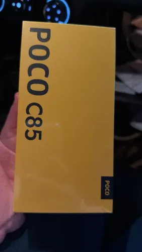 Celular poco c 85 novo lacrado nota garantia
