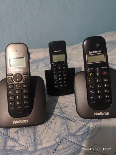 3 TELEFONES FIXO ZERADO!