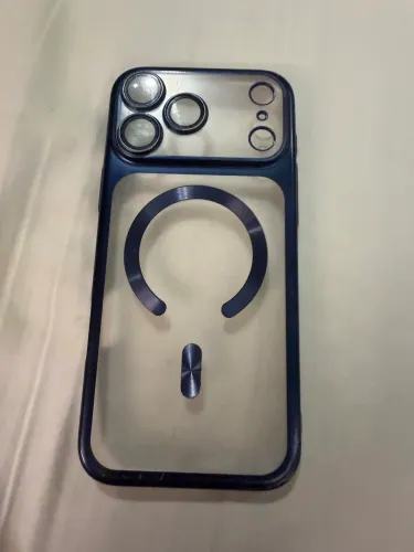 Capa Magnética Transparente Compatível com iPhone Pro Max - Estilo MagSafe