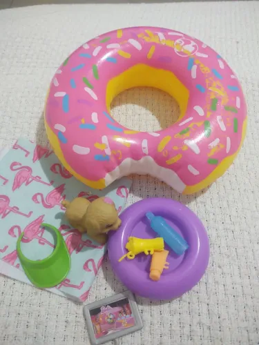 Barbie Boia Donut Piscina
