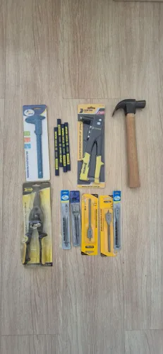 Kit ferramentas madeira marcenaria serralheria