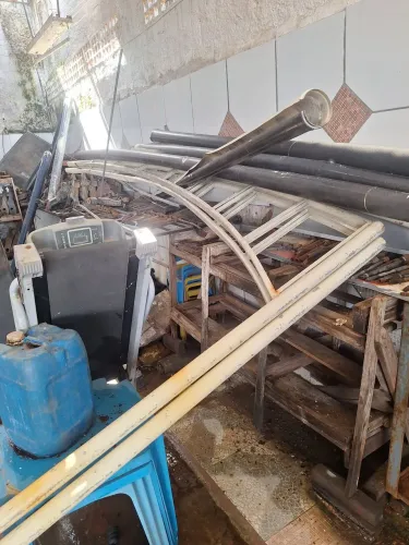Estrutura para garagem
