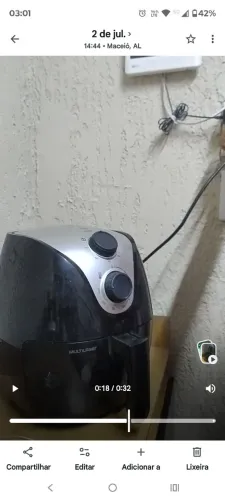 Air fryer - Semi novo