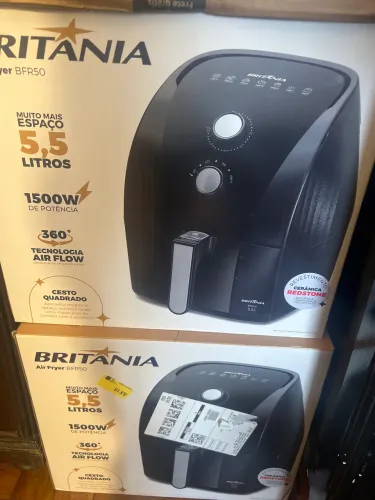 Airfryer Britânia 5,5L econômica - NOVA LACRADA