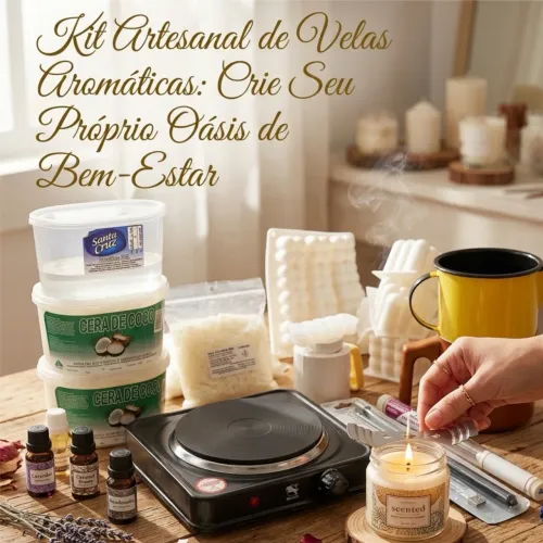 VENDO KIT para fabricação de velas