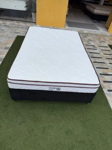Colchão Casal MANNES + base box - entrego! 