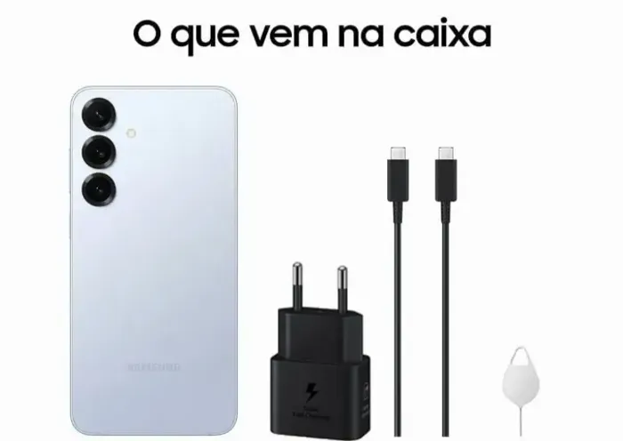 Samsung S25, 5g, 256 gb, azul claro. Impecável
