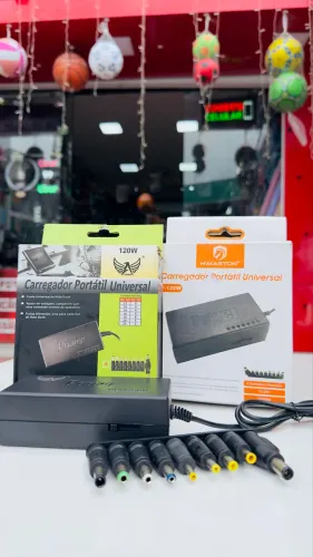 Carregador Universal Notebook e Caixas JBL