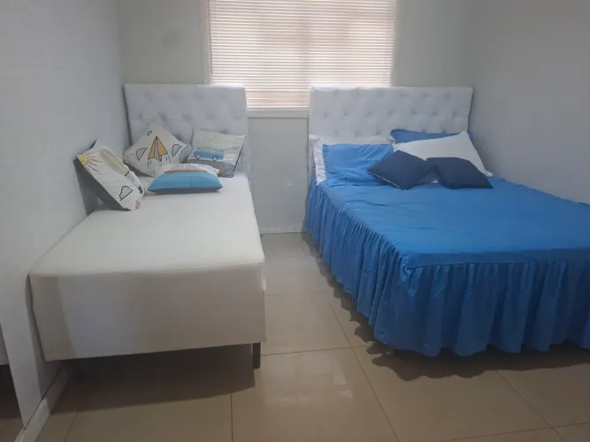 Cama casal e solteiro box