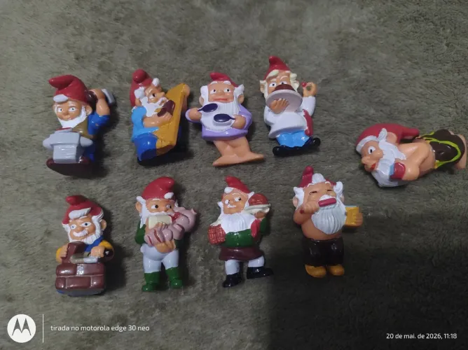 Gnomos Kinder ovo Ferrero anos 90