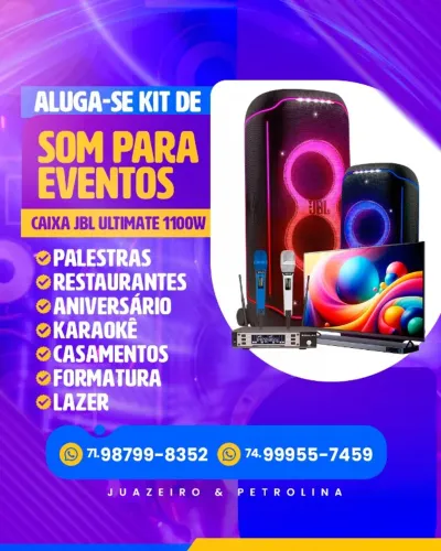 ALUGA SE KIT DE SOM PRA EVENTOS