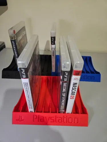 Suporte Organizador Jogos PS2 e PS4