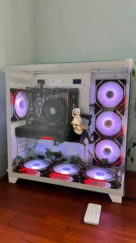 PC Gamer / Home Office Ryzen 5 4600G | ASUS | SSD | 7 Fans RGB | Pronto para uso
