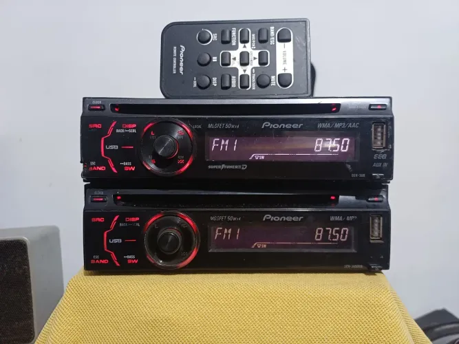 Lote 2 Pioneer 3050 e 3ub ( COM BLUETOOTH NO AUXILIAR)