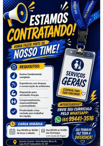 Estamos contratando,