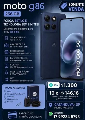 Smartphone Moto G 86 256GB