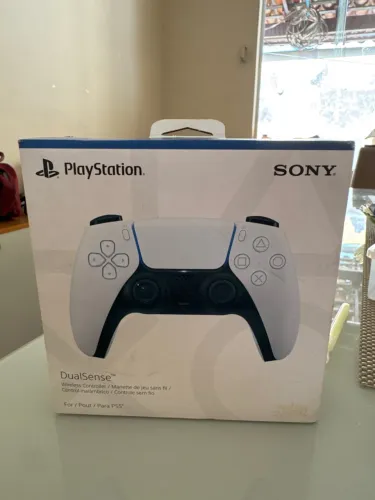 Controle DualSense PS5 Sony Branco na Caixa lacrado