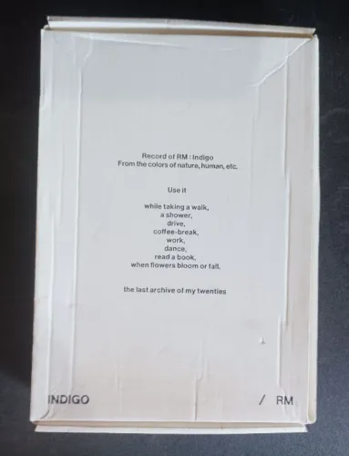 RM - Índigo (Book Edition) Completo