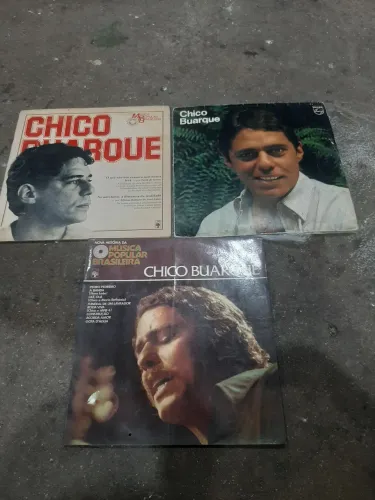 3 Lp vinil Chico Buarque 
