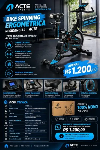 Bicicleta spining actepro