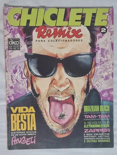 REVISTA CHICLETE COM BANANA REMIX Número 2 1990 Ótimo estado!