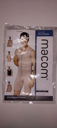 Cinta Masculina Macom (Pós-Cirúrgica/Modeladora) - Tm - G