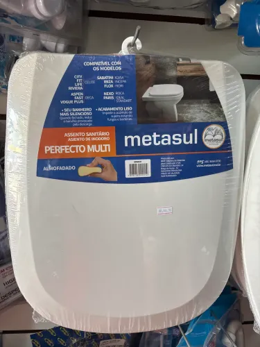 Assento sanitário almofadado