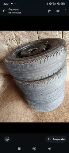 Vende-se um jogo de roda aro 14 da linha Chevrolet