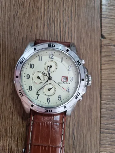 RELÓGIO TOMMY HILFIGER ORIGINAL PULSEIRA COURO 