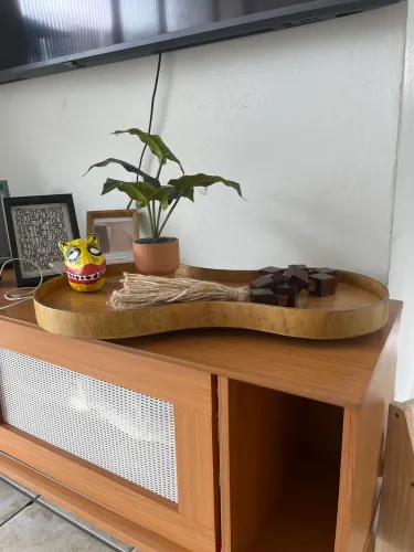 Bandeja decorativa MDF luxo