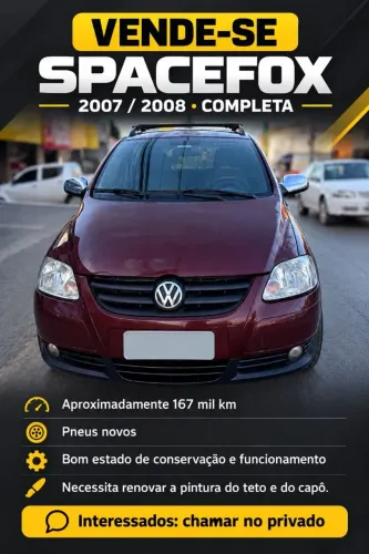 Volkswagen Spacefox 1.6/ 1.6 Trend Total Flex 8V 5P 2008
