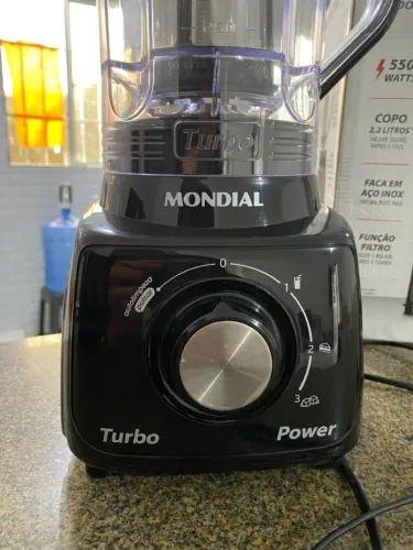 ? liquidificador Mondial 3 velocidades | mix com suco, vitaminas e etc