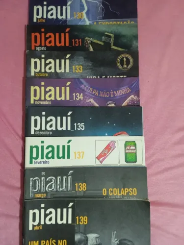 Revista Piauí 130, 131, 133, 134, 135, 137, 138 E 139 (Usado)