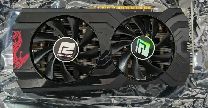 Placa de vídeo AMD PowerColor Rx580 8gb ddr5