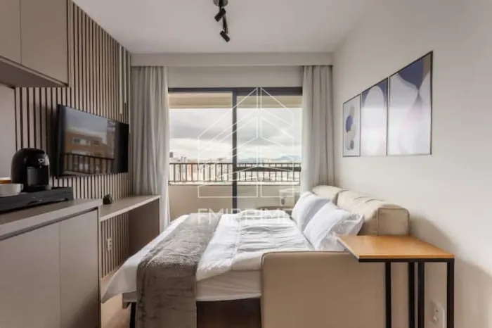 Apartamento mobiliado locação, 1 quarto e 1 banheiro - Próximo ao Allianz Parque