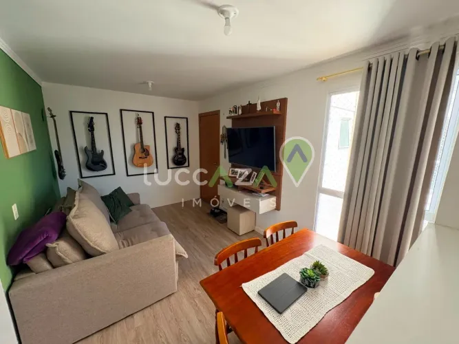 Apartamento à venda em Jacareí-SP, na Vila Aprazível: 2 quartos, 2 salas, 1 banheiro, 1 va