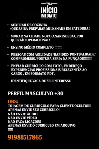 Leia o anúncio