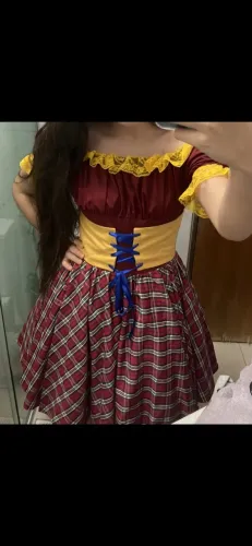 Vestido de São João adulto