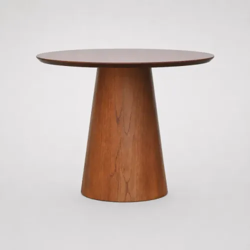 Mesa de Jantar Decorise Base Cone Cinamomo Ø90 Seminova