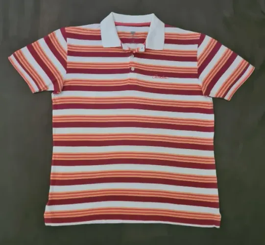 Camisa Polo Listrada Cavalera Tam G ( original / desapego )