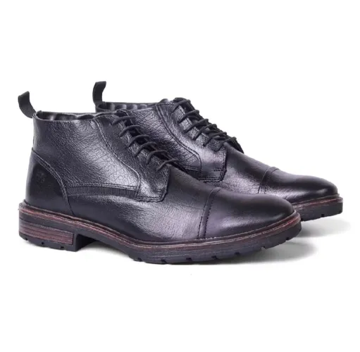Bota Masculina Montreal da QUEBEC - Couro Legítimo N° 37 - Nova na Caixa Original