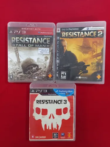 Jogos ps3 - Resistance - Coleção completa por 119,00