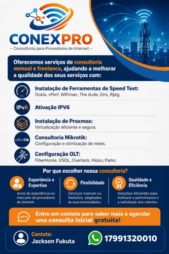 Consultoria para Provedores de Internet Mikrotik