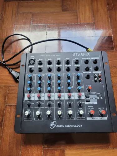 MESA DE SOM LL AUDIO 6 CANAIS 