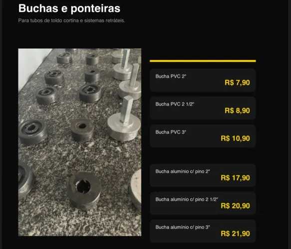 A PRAIME STR oferece peças e acessórios para toldos em São Luís - MA.
